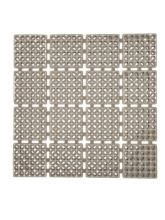 Tapis de douche sdb anti dérapant, 60x60cm