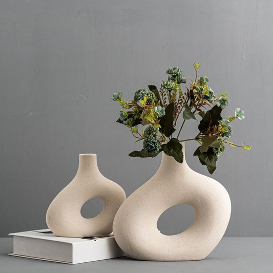 Vase en ceramique, 15,7x4,5xH15,9cm