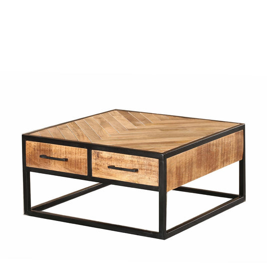 VICTORIA table basse en manguier 80x80x40cm