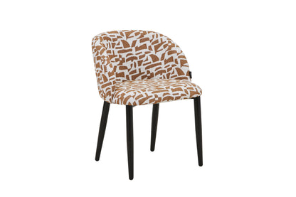 Chaise en tissu anti tache, 60x57,5xH75,5CM - MARISSA