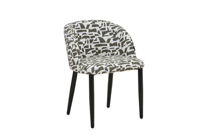 Chaise en tissu anti tache, 60x57,5xH75,5CM - MARISSA