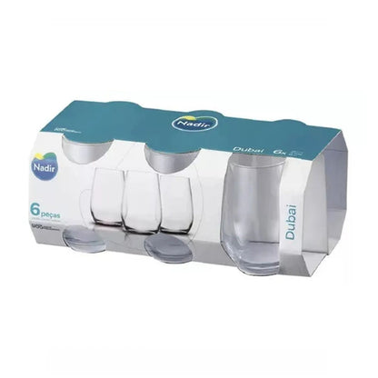 Set de 6 verres longs 480ml, Dubai Nadir