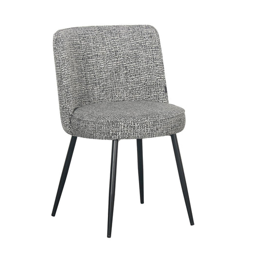 Chaise en tissu, 52x61,5xH80CM - LYDIA