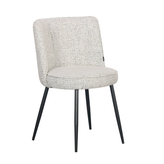 Chaise en tissu, 52x61,5xH80CM - LYDIA