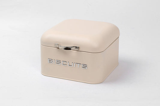 Boîte à biscuits en acier, 20x20xH13,5CM