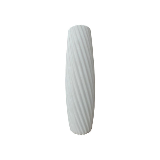 Vase en céramique blanc, H33CM
