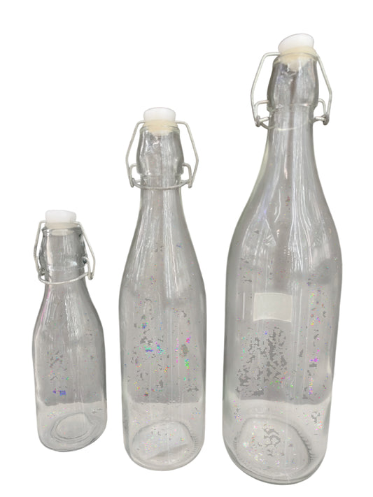 Bouteille en verre transparent, 500ML