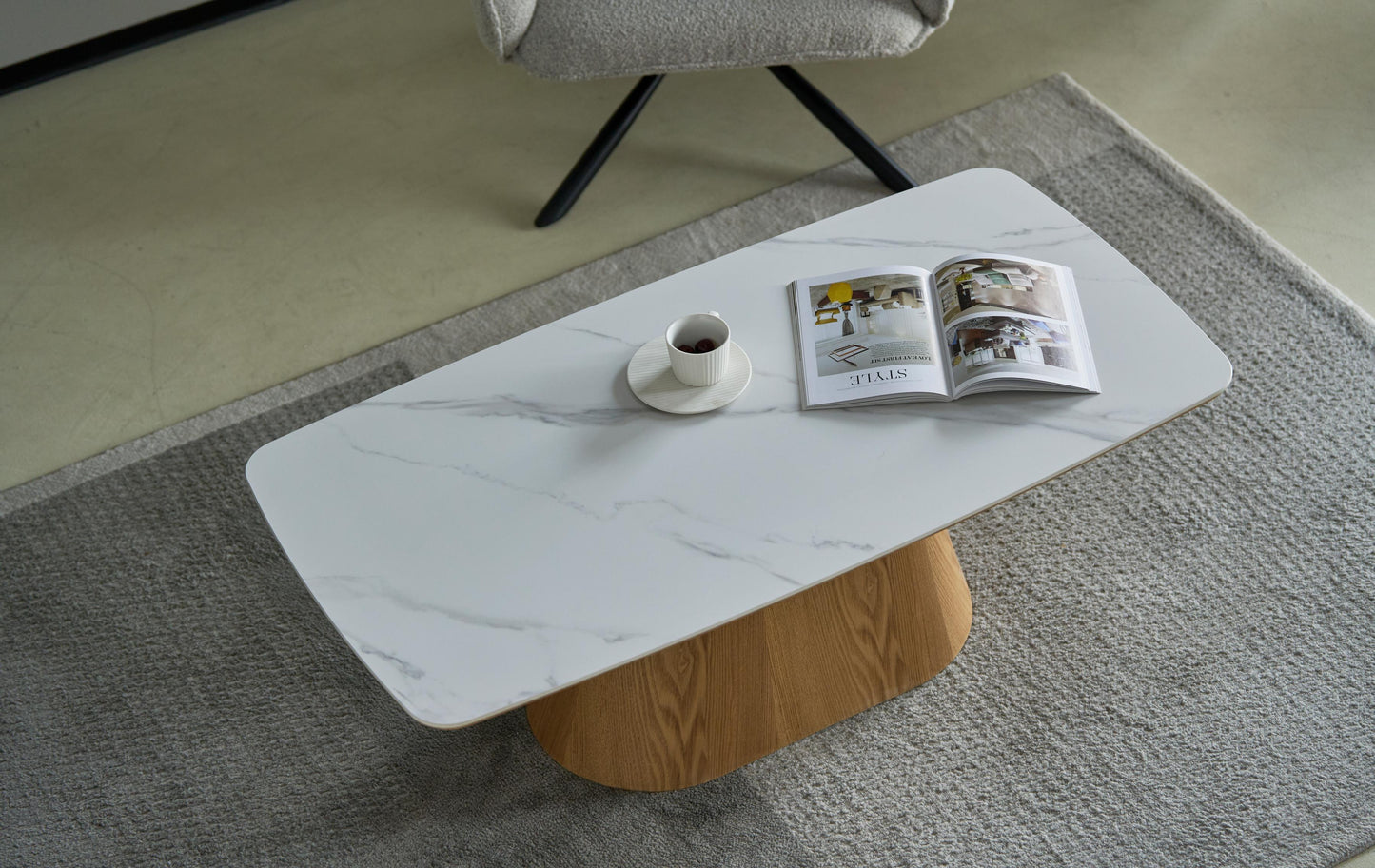 Table basse en bois, 120x60xH42CM - EDDA