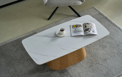 Table basse en bois, 120x60xH42CM - EDDA