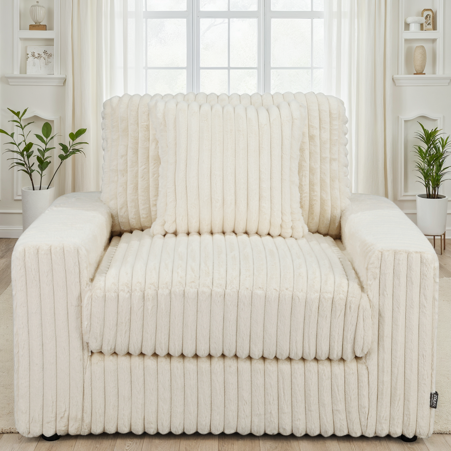 Canapé en tissu, H82CM - VITO