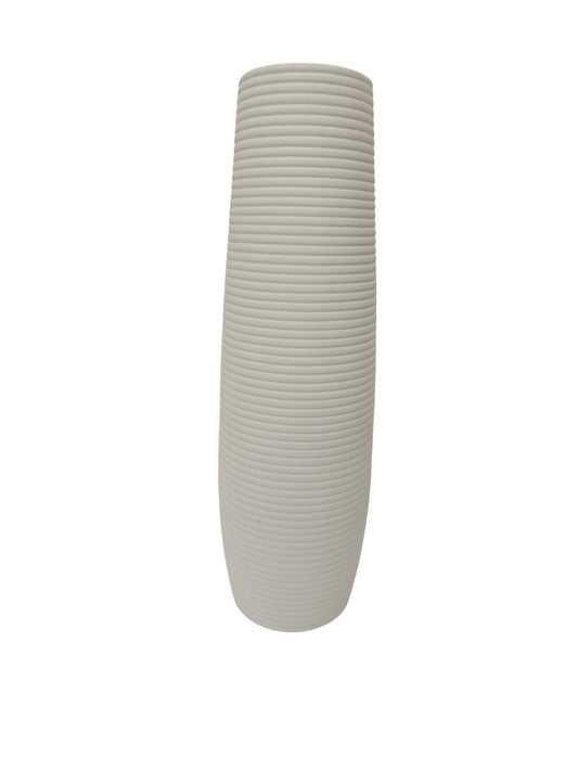 Vase en céramique blanc, H33CM