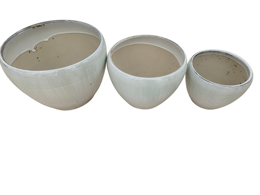 Set de 3 vases en céramique