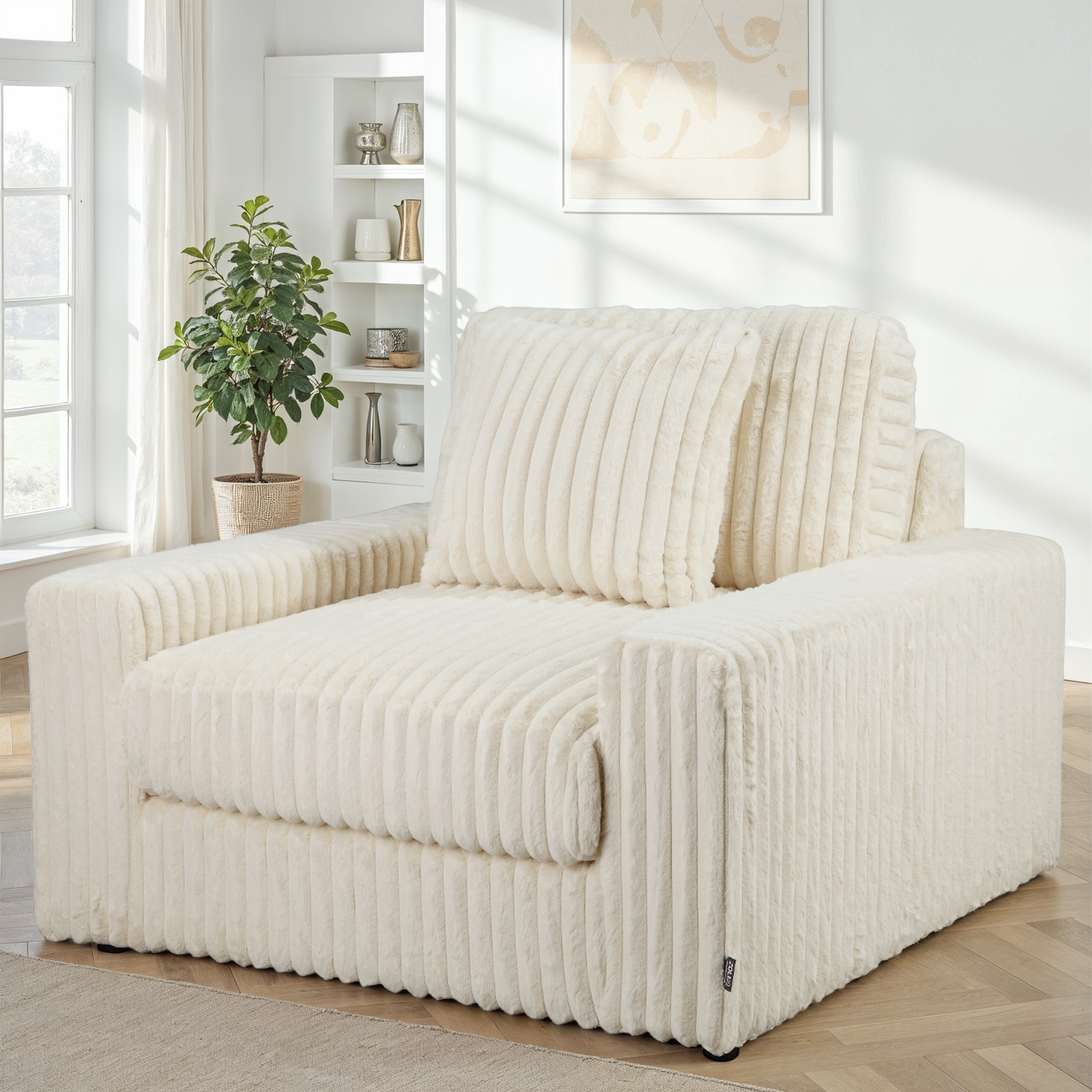 Canapé en tissu, H82CM - VITO