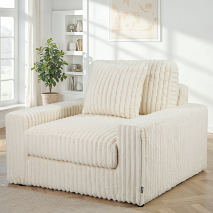 Canapé en tissu, H82CM - VITO