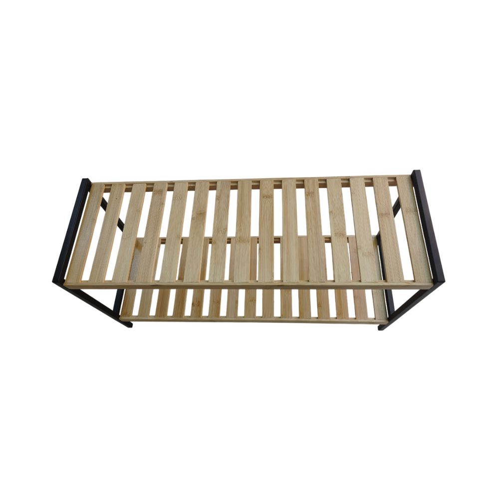 Rangement pour chaussures 2 étages, 69,5x24,5xH31CM