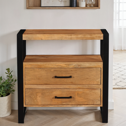 Commode en bois de manguier - ALEXIA