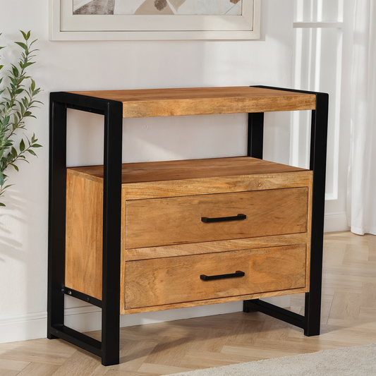 Commode en bois de manguier - ALEXIA