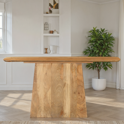 Console en bois de manguier, 150x35xH76CM - MORGANE