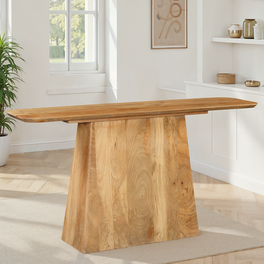 Console en bois de manguier, 150x35xH76CM - MORGANE