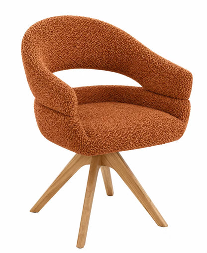Chaise en tissu anti tache, 62x62xH85CM - MELVIN