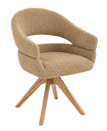 Chaise en tissu anti tache, 62x62xH85CM - MELVIN