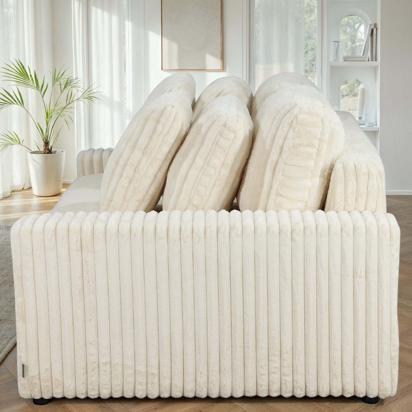 Canapé en tissu, H82CM - VITO