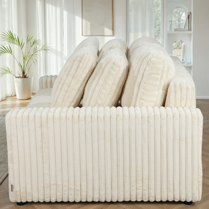 Canapé en tissu, H82CM - VITO