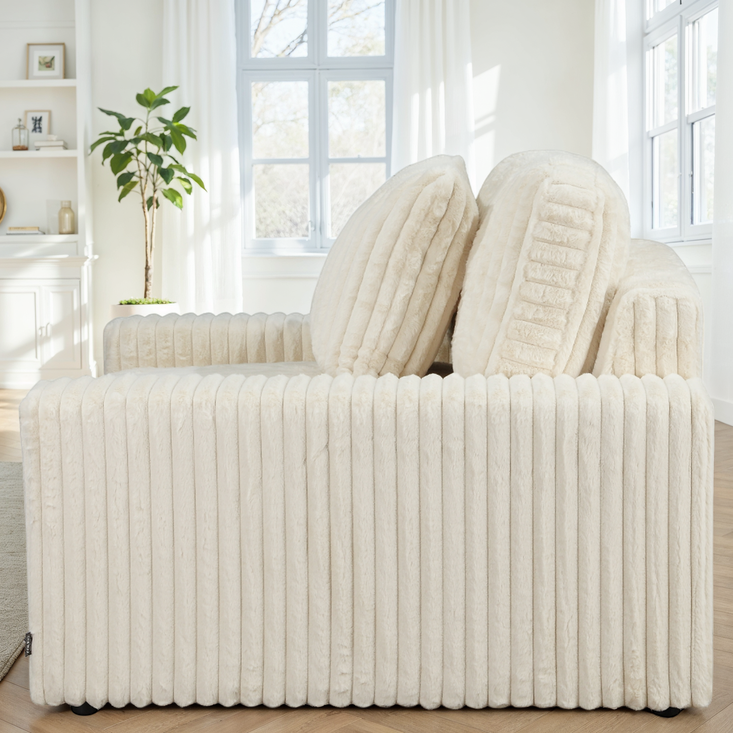 Canapé en tissu, H82CM - VITO