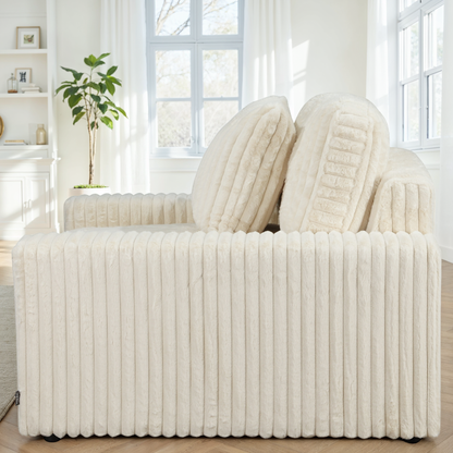 Canapé en tissu, H82CM - VITO