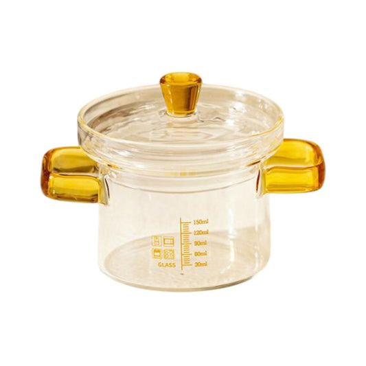 Cocotte en verre transparent, 150ML