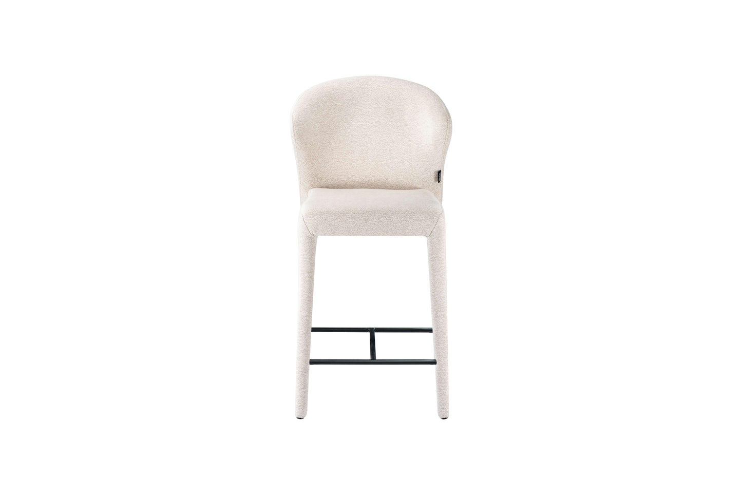 Chaise haute tabouret de bar en tissu anti tache, 57x51xH98CM - NOAM