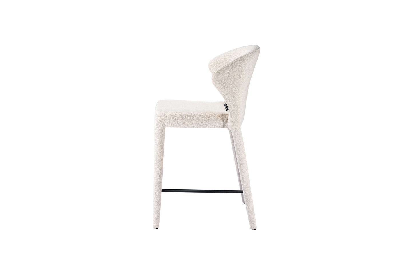 Chaise haute tabouret de bar en tissu anti tache, 57x51xH98CM - NOAM