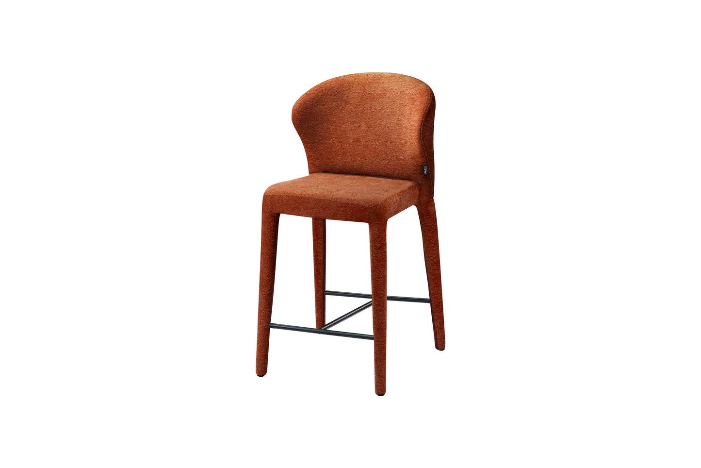 Chaise haute tabouret de bar en tissu anti tache, 57x51xH98CM - NOAM