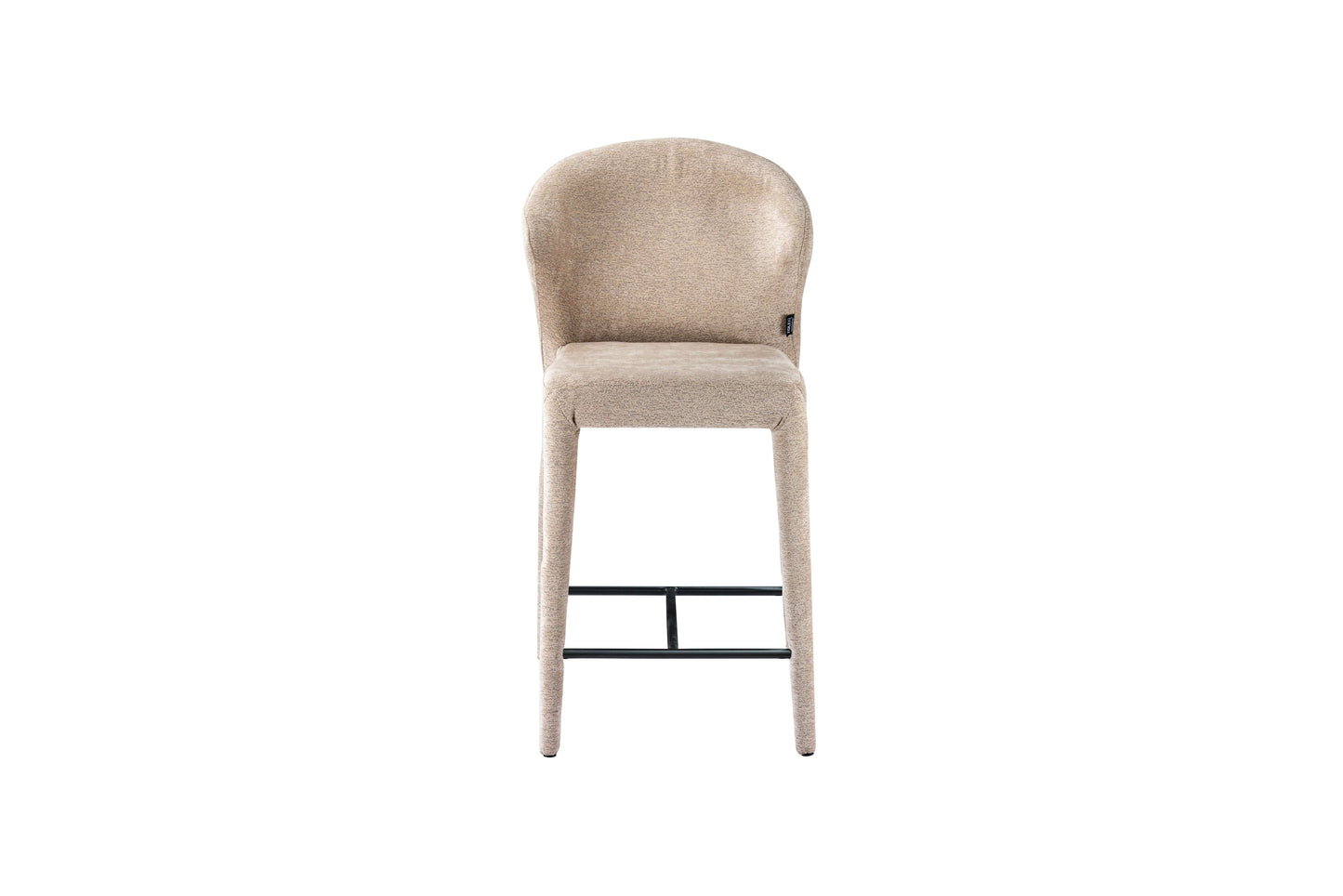 Chaise haute tabouret de bar en tissu anti tache, 57x51xH98CM - NOAM