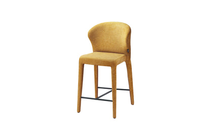 Chaise haute tabouret de bar en tissu anti tache, 57x51xH98CM - NOAM