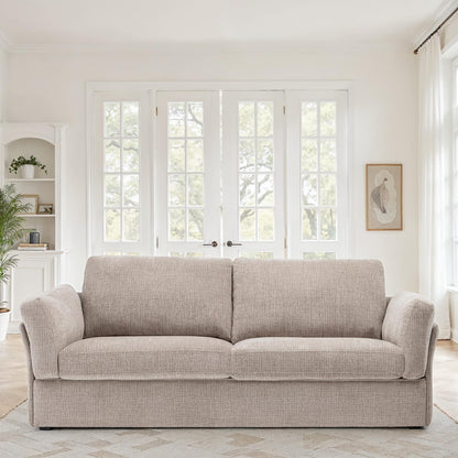 Canapé / fauteuil en tissu anti tache, H87CM - LUCIA