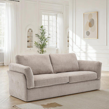 Canapé / fauteuil en tissu anti tache, H87CM - LUCIA