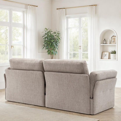 Canapé / fauteuil en tissu anti tache, H87CM - LUCIA