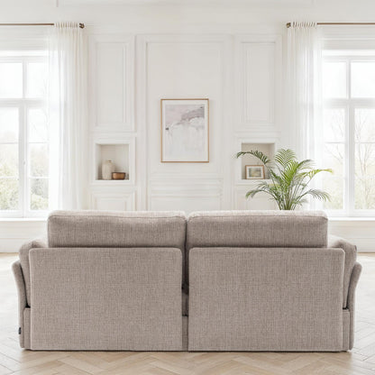 Canapé / fauteuil en tissu anti tache, H87CM - LUCIA