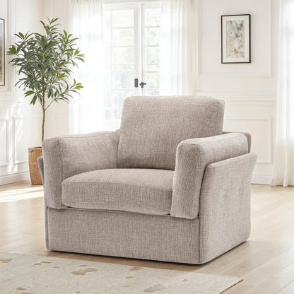 Canapé / fauteuil en tissu anti tache, H87CM - LUCIA