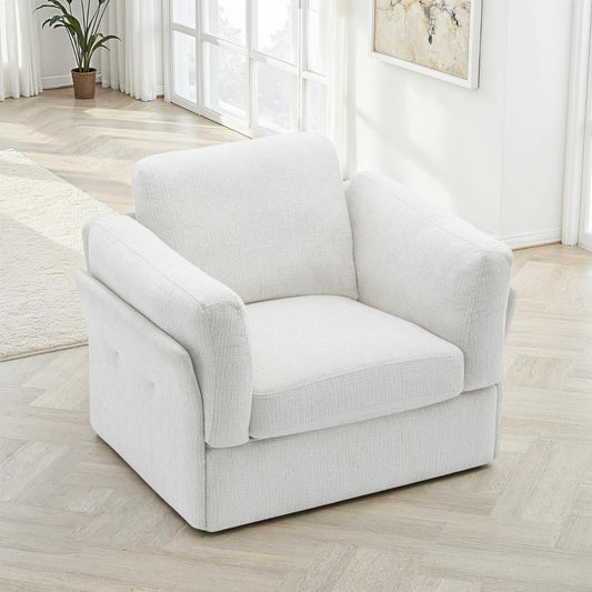 Canapé / fauteuil en tissu anti tache, H87CM - LUCIA