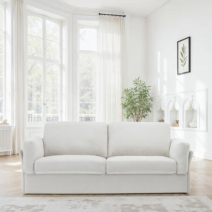 Canapé / fauteuil en tissu anti tache, H87CM - LUCIA