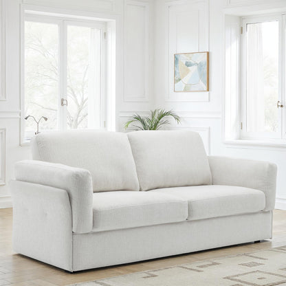 Canapé / fauteuil en tissu anti tache, H87CM - LUCIA