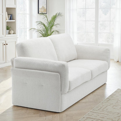 Canapé / fauteuil en tissu anti tache, H87CM - LUCIA