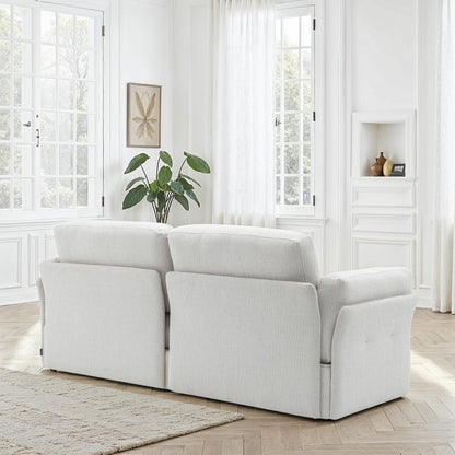 Canapé / fauteuil en tissu anti tache, H87CM - LUCIA