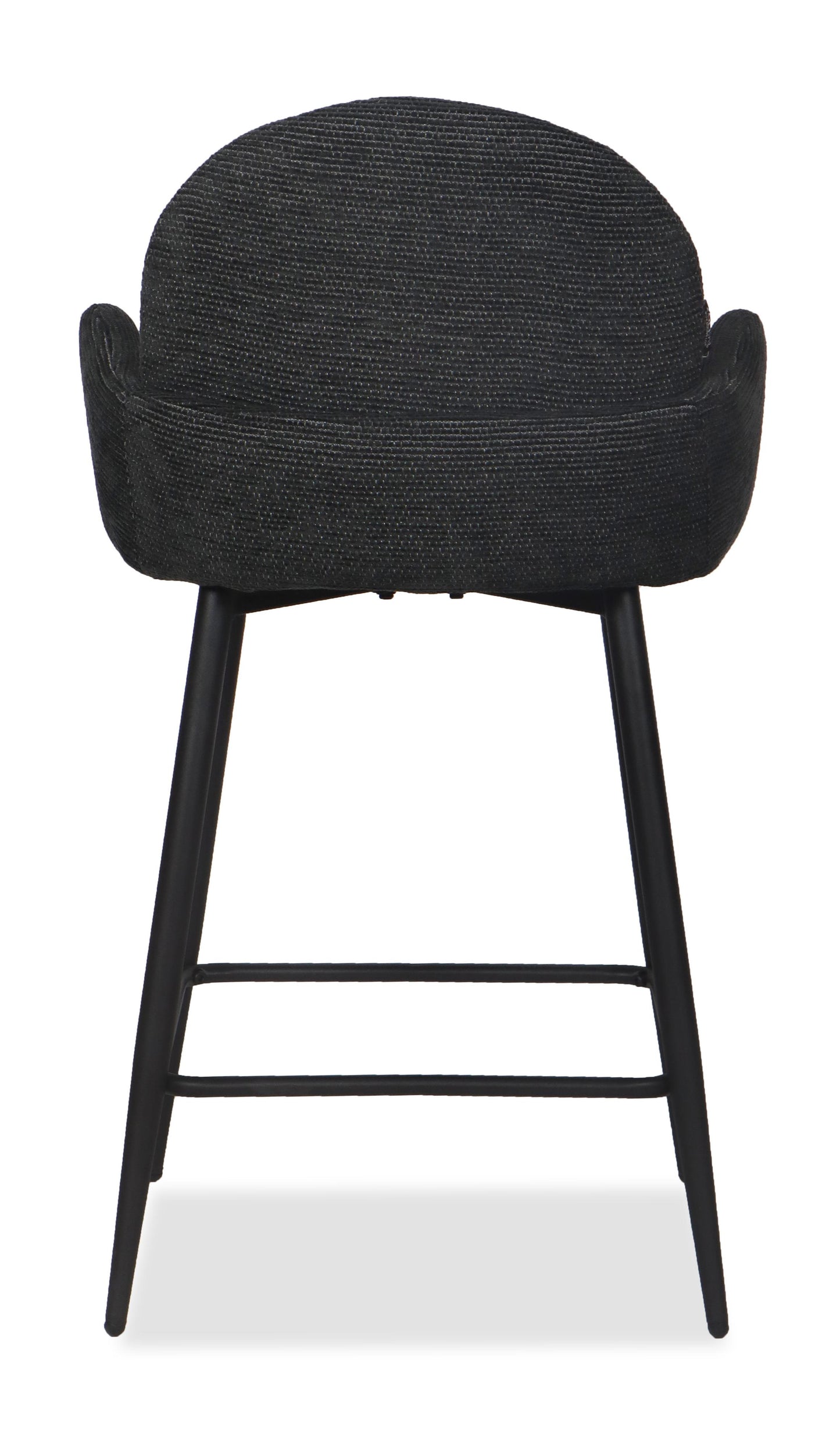 Chaise Haute Tabouret de bar en tissu anti tache, 57x55xH108CM ( 65 cm hauteur assise)- EDEN
