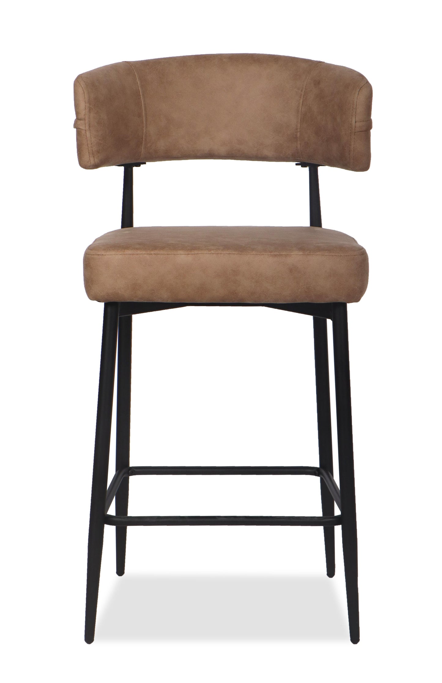 Chaise Haute Tabouret de bar en tissu anti tache, 51x51xH96CM - YAARA ( 65 cm hauteur assise)