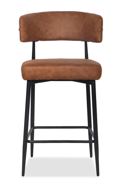 Chaise Haute Tabouret de bar en tissu anti tache, 51x51xH96CM - YAARA ( 65 cm hauteur assise)