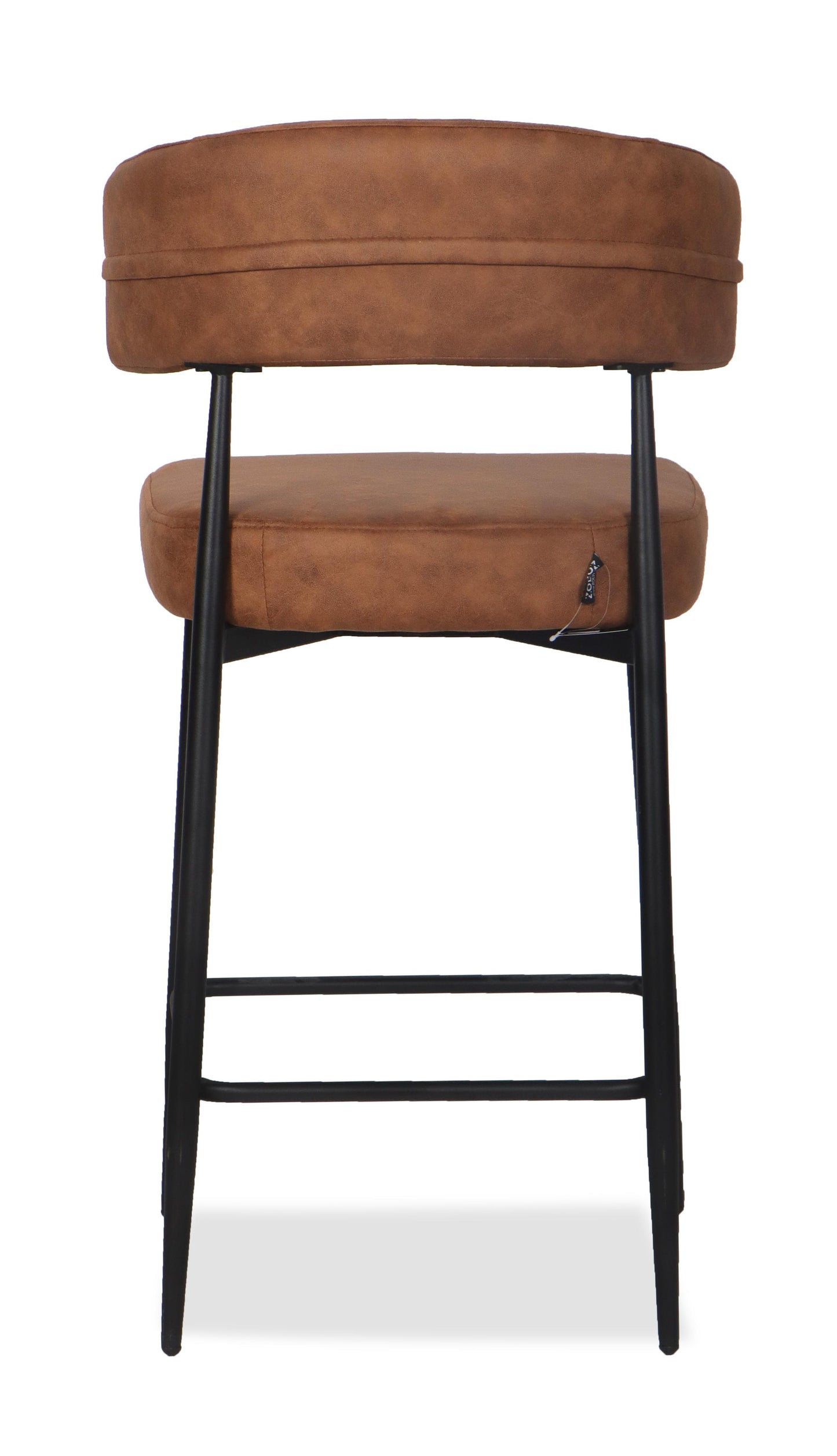 Chaise Haute Tabouret de bar en tissu anti tache, 51x51xH96CM - YAARA ( 65 cm hauteur assise)