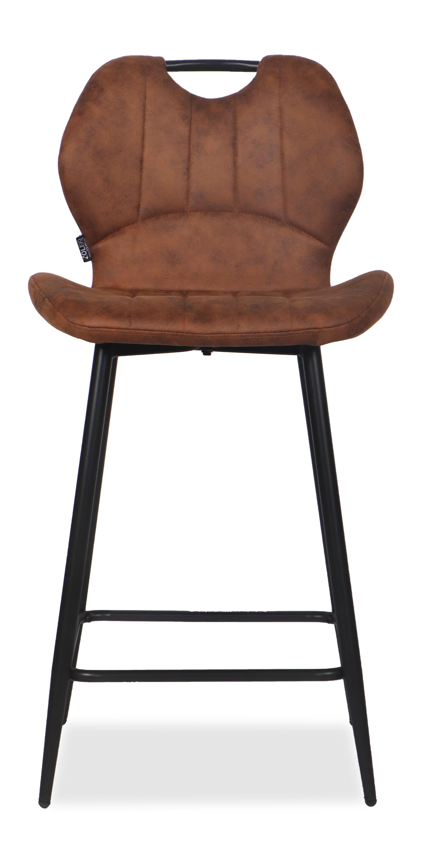 Chaise Haute Tabouret de bar en tissu anti tache, 60x48xH95CM - YAEL ( 65 cm hauteur assise)